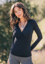aura hemp long sleeve tunic