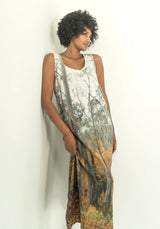 Harriet Jane Fagus Forest Linen Tank Dress Tantrika Australia Sustainable Fashion