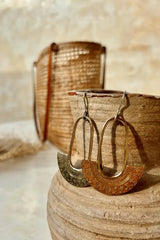 khani brass earrings