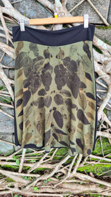 shan-dia eco-dyed skirt 3/4 bamboo