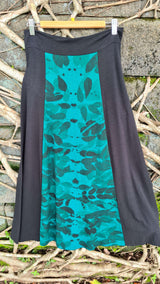 long eco-dyed bamboo skirt by shan-dia