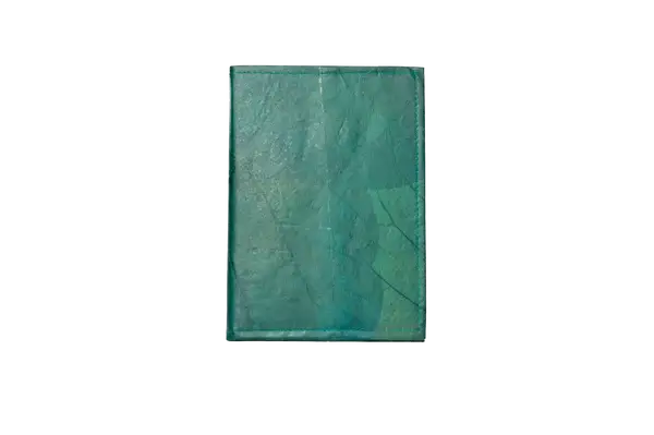 vegan leaf leather journal