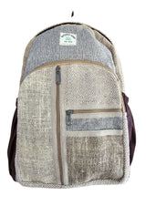natural tones hemp backpack