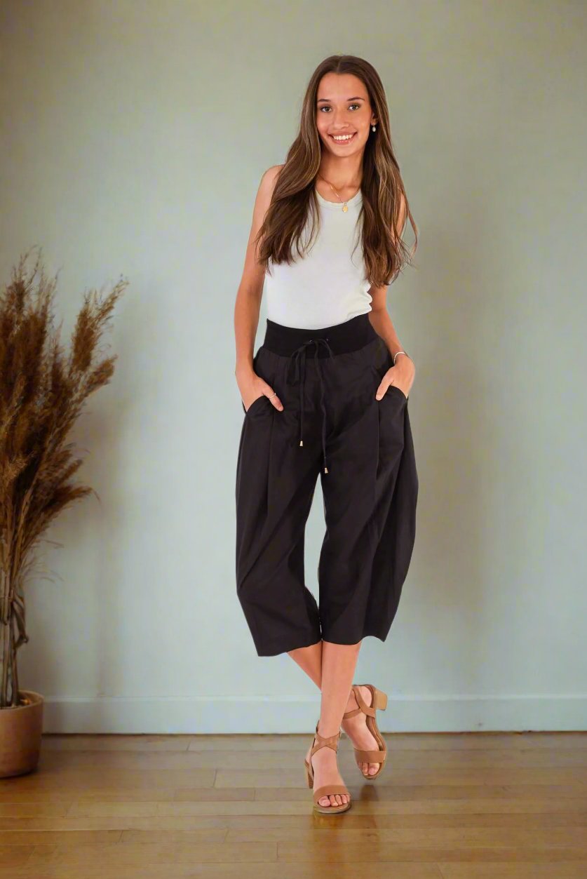 Black Yoga Pants OM Tantrika Australia