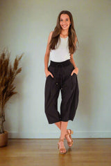 Black Yoga Pants OM Tantrika Australia