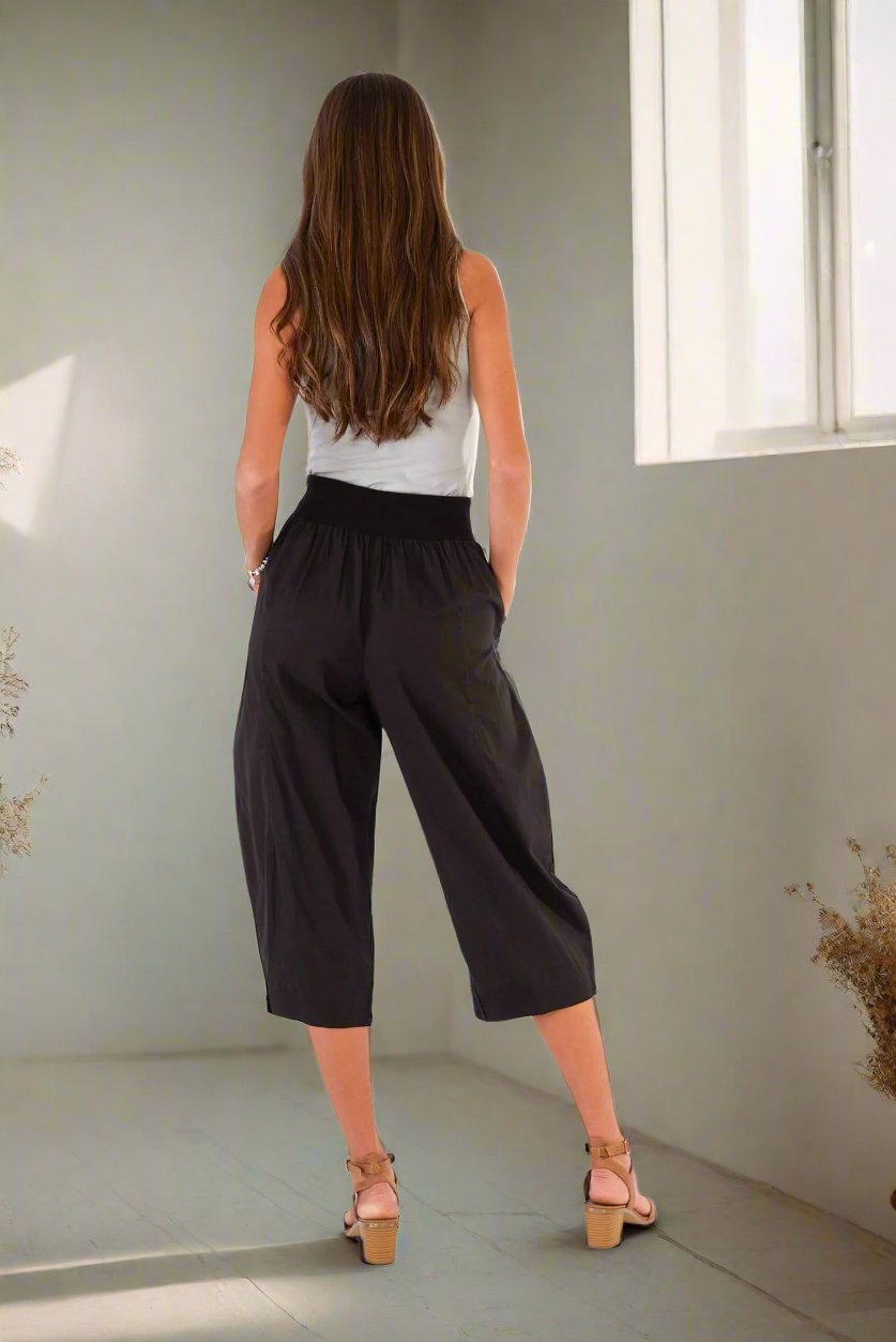 Black Yoga Pants OM Tantrika Australia