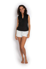 Zoe Top Cotton Singlet Tantrika Australia