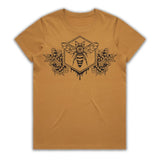 bee flower art of zig womens shirt tantrika sustainable fashion australia