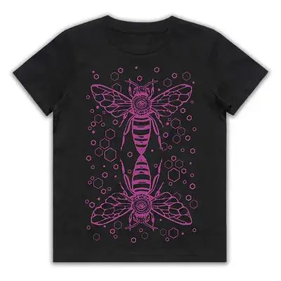 Art Of Zig Bee Unisex T-Shirt(black)