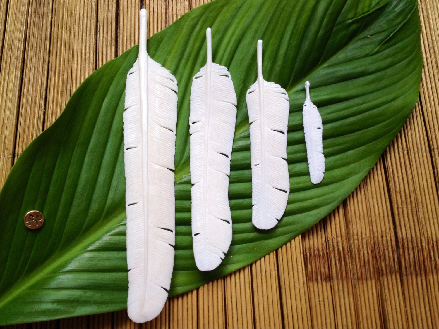 Feather Tribe Flight Feathers Pendant - Medium