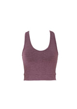ember crop tank in bamboo with lacing detail in the back