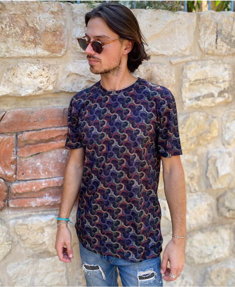 sol digital print fungi tshirt