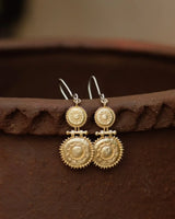 brass earrings by nakila