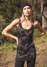 bamboo/organic cotton long ladies top by nomads hemp wear