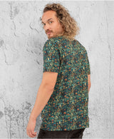 mayan print mens cotton t-shirt
