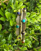 sevenfold leaf gemstone bangle tantrika jewellery australia