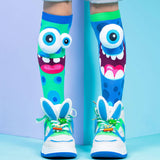 silly eyed monster socks
