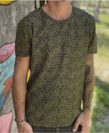 men's psychedelic print cotton maal t-shirt