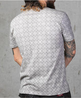 Mens squarcle print tshirt