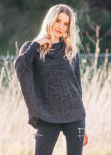 nomads hemp wear moonlight hemp knit poncho