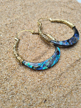 bonita paua shell earrings tantrika australia