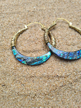 bonita paua shell earrings tantrika australia