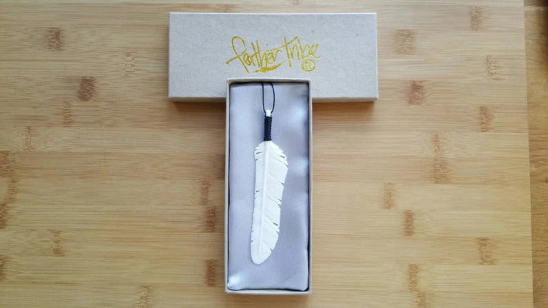 Buffalo Bone Feather Tribe Necklace Tantrika Australia