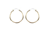 Nakila Collective Earrings Raja bangle hoops in brass, tantrika australia