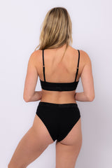 Nomads Aviva Green Black Underwear Organic Hemp Ethical Intimates Range Back