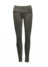 Nomads Hemp Wear Defiant Leggings, made from bamboo and organic cotton, olive green pair, found at Tantrika Australia