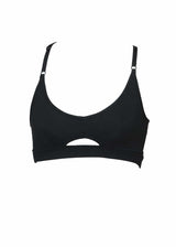 Nomads Hemp Wear Bamboo Temptress Bra Bralette in black, ecofriendly sustainable ethical fashion brand Tantrika Australia