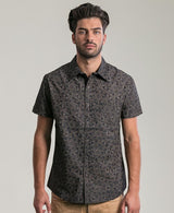 lsd molecule button up black