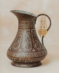 Aharya Earrings - Brass 