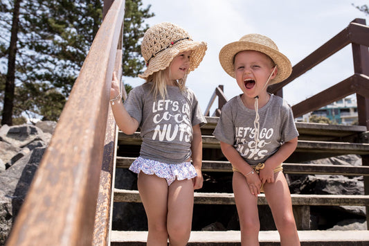 lets go coconuts kids bamboo t-shirt