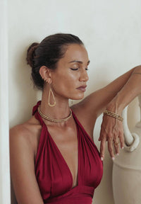 Zuri earrings - Brass