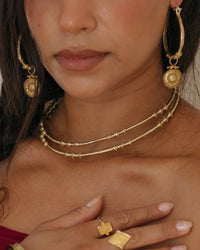 Kavani Hoops - Brass 