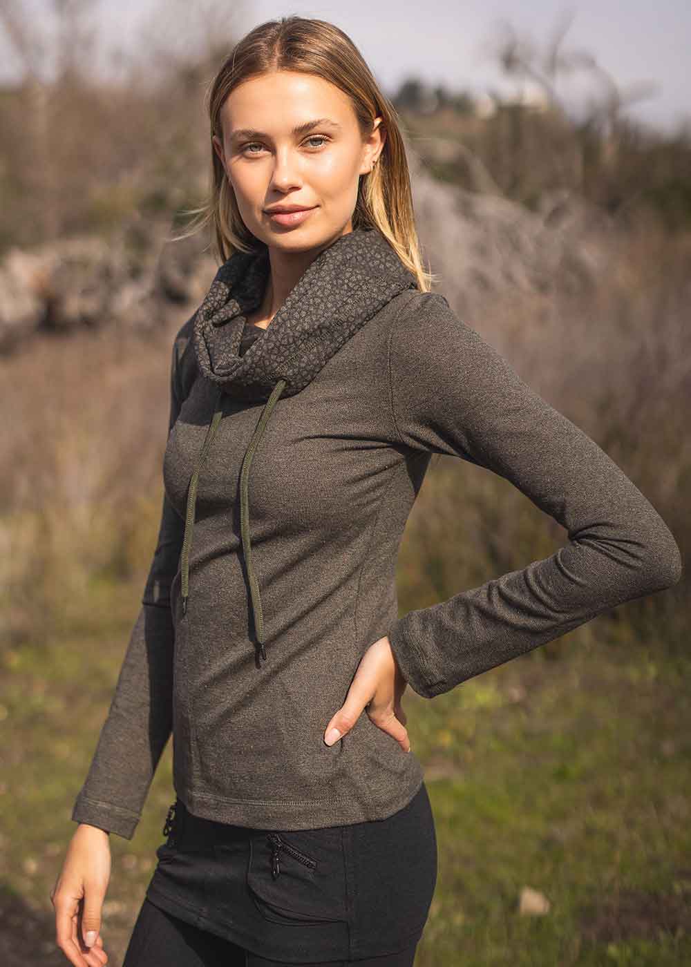 ladies hemp amira tunic by nomads hemp wear