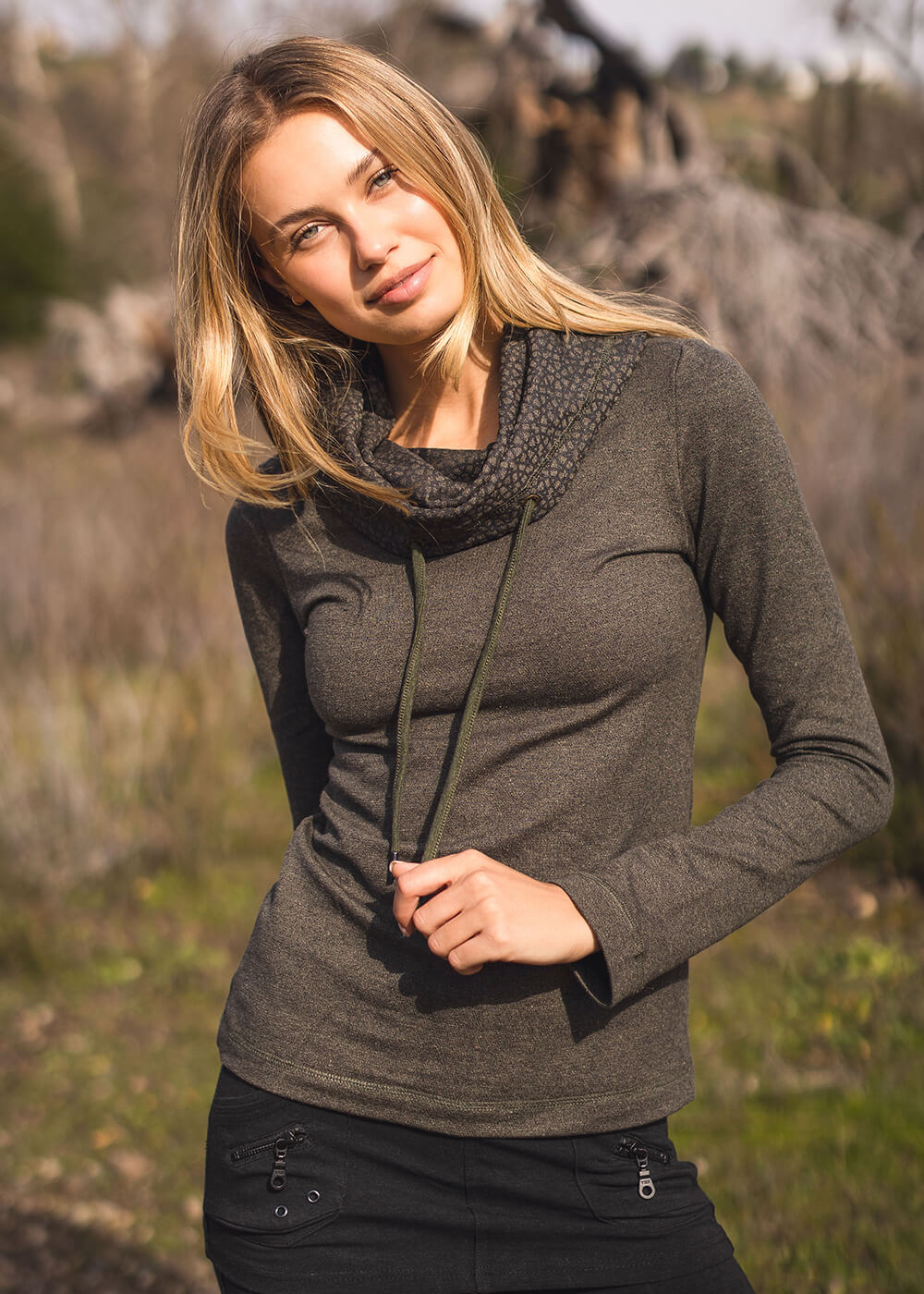 ladies hemp amira tunic by nomads hemp wear
