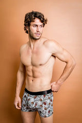 banksia print bamboo mens boxers by peggy and finn