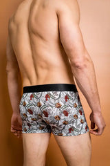 banksia print bamboo mens boxers by peggy and finn