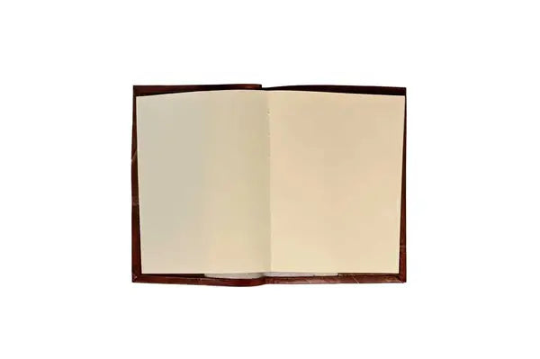 vegan leaf leather journal