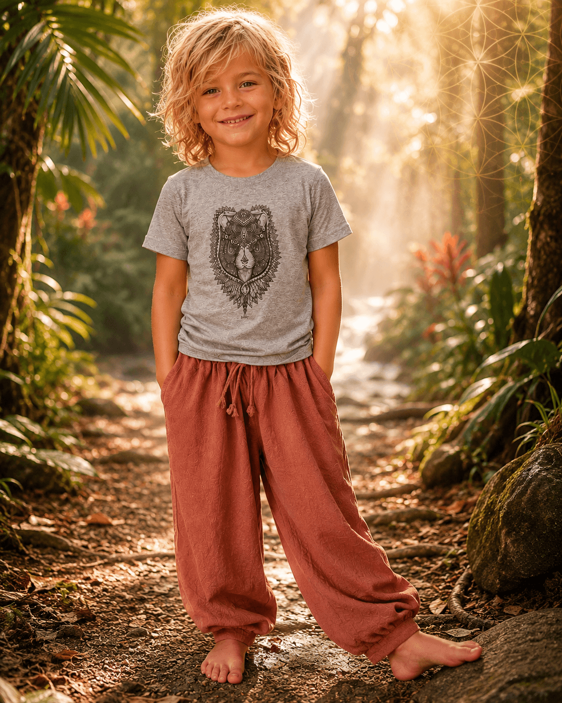 Kids Unisex Bamboo/Cotton Pants