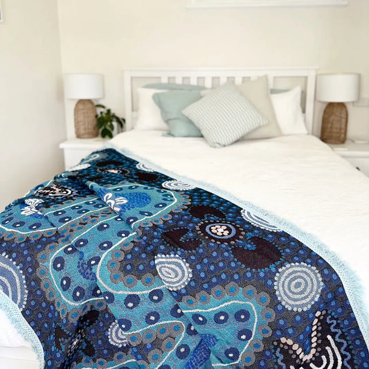Deep Dive  - Cotton Throw