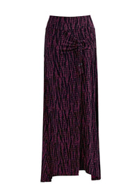 Ladies hemp free-spirit Shibori skirt