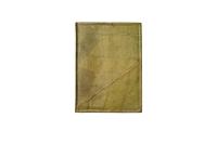 vegan leaf leather journal