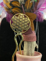 flower of life hair pin tantrika jewellery australia 