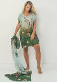 Harriet Jane Linen Kaftan One-size Norfolk Bay Tantrika Australia