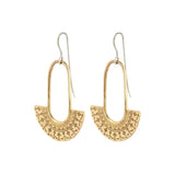 khani  brass earrings by Nakila