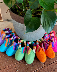 Kids Creative Felt Slippers Tantrika Australia