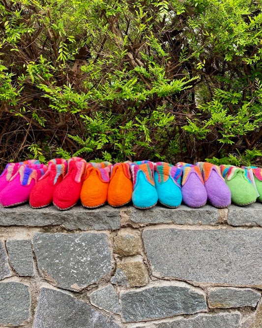 Kids Creative Felt Slippers Tantrika Australia